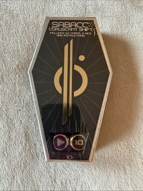 Disney Star Wars Galactic Starcruiser Sabacc Coruscant Shift Cards Dice Game New